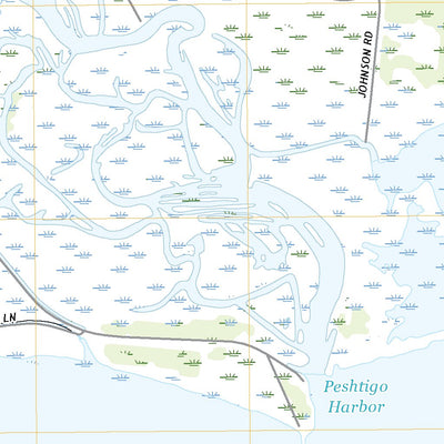 United States Geological Survey Peshtigo Harbor, WI (2022, 24000-Scale) digital map