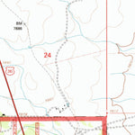 United States Geological Survey Petaca Peak, NM (1995, 24000-Scale) digital map