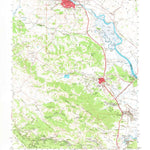 United States Geological Survey Petaluma, CA (1954, 62500-Scale) digital map