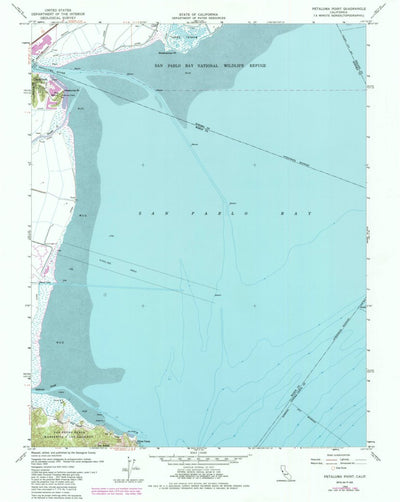 United States Geological Survey Petaluma Point, CA (1959, 24000-Scale) digital map