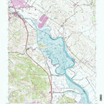 United States Geological Survey Petaluma River, CA (1954, 24000-Scale) digital map