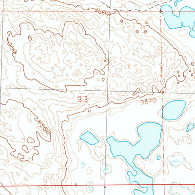 United States Geological Survey Peter Long Lake, NE (1989, 24000-Scale) digital map
