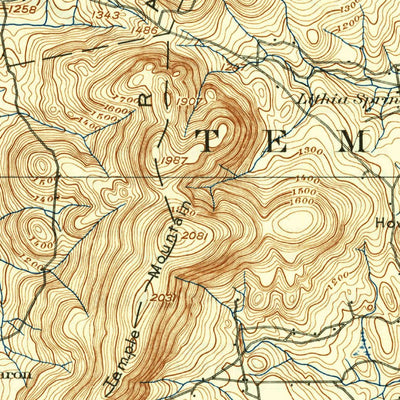 United States Geological Survey Peterborough, NH (1900, 62500-Scale) digital map