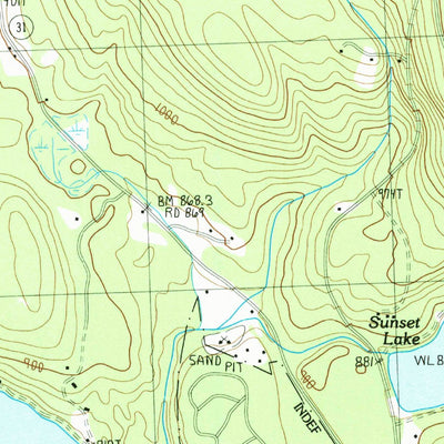 United States Geological Survey Peterborough North, NH (1987, 24000-Scale) digital map