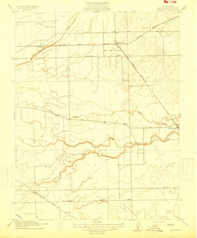 United States Geological Survey Peters, CA (1915, 31680-Scale) digital map