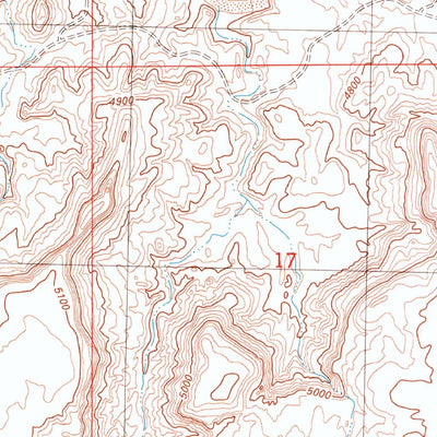 United States Geological Survey Peters Nipple, UT-CO (1985, 24000-Scale) digital map