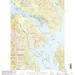 United States Geological Survey Petersburg A-1, AK (1995, 63360-Scale) digital map