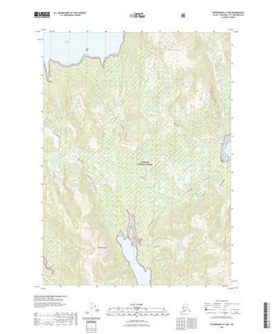 United States Geological Survey Petersburg A-2 NW, AK (2021, 25000-Scale) digital map