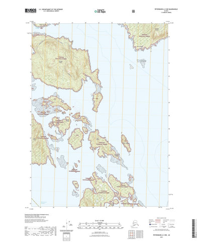 United States Geological Survey Petersburg A-3 NW, AK (2021, 25000-Scale) digital map