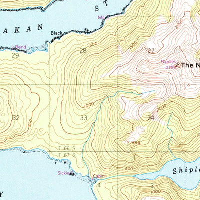 United States Geological Survey Petersburg A-5, AK (1949, 63360-Scale) digital map