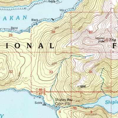 United States Geological Survey Petersburg A-5, AK (1995, 63360-Scale) digital map