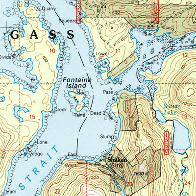 United States Geological Survey Petersburg A-5, AK (1995, 63360-Scale) digital map