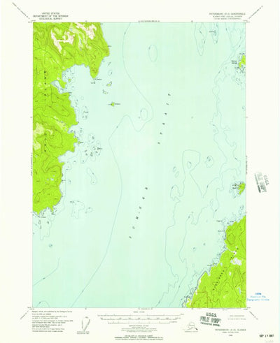 United States Geological Survey Petersburg A-6, AK (1948, 63360-Scale) digital map