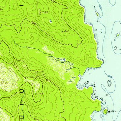 United States Geological Survey Petersburg A-6, AK (1948, 63360-Scale) digital map