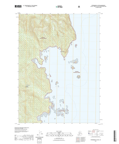 United States Geological Survey Petersburg A-6 NW, AK (2021, 25000-Scale) digital map