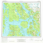 United States Geological Survey Petersburg, AK (1960, 250000-Scale) digital map