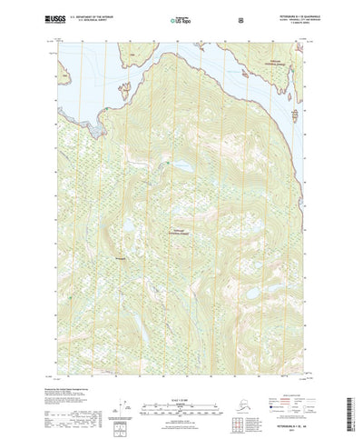 United States Geological Survey Petersburg B-1 SE, AK (2021, 25000-Scale) digital map