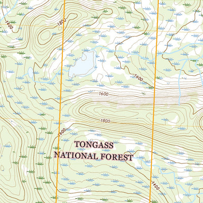 United States Geological Survey Petersburg B-1 SE, AK (2021, 25000-Scale) digital map