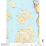 United States Geological Survey Petersburg B-2, AK (1995, 63360-Scale) digital map