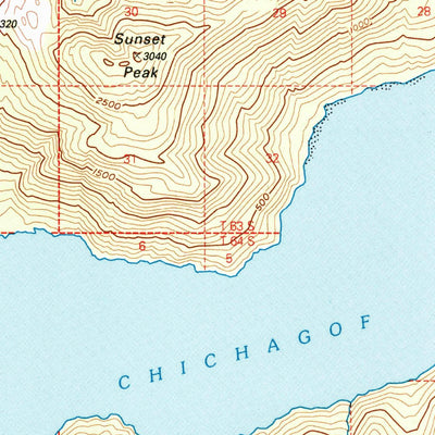 United States Geological Survey Petersburg B-2, AK (1995, 63360-Scale) digital map