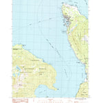 United States Geological Survey Petersburg B-2 NE, AK (1992, 25000-Scale) digital map