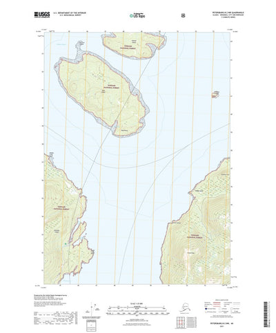 United States Geological Survey Petersburg B-2 NW, AK (2021, 25000-Scale) digital map