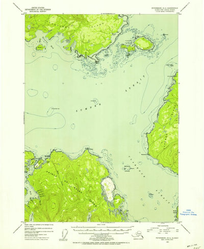 United States Geological Survey Petersburg B-4, AK (1951, 63360-Scale) digital map