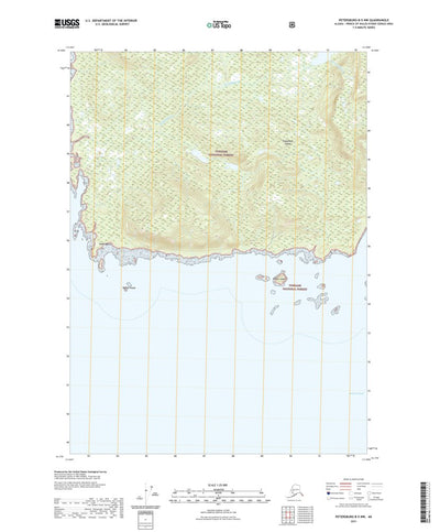 United States Geological Survey Petersburg B-5 NW, AK (2021, 25000-Scale) digital map