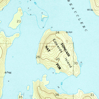 United States Geological Survey Petersburg B-6, AK (1951, 63360-Scale) digital map