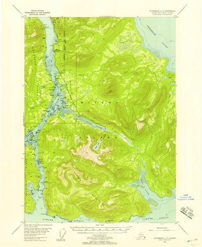 United States Geological Survey Petersburg C-3, AK (1948, 63360-Scale) digital map