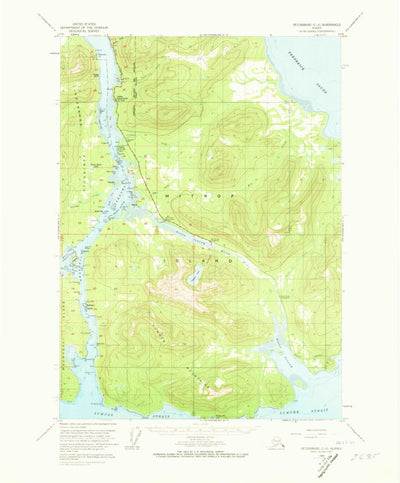 United States Geological Survey Petersburg C-3, AK (1953, 63360-Scale) digital map