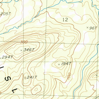 United States Geological Survey Petersburg C-3 NE, AK (1992, 25000-Scale) digital map
