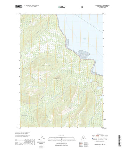 United States Geological Survey Petersburg C-3 NE, AK (2021, 25000-Scale) digital map