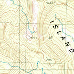 United States Geological Survey Petersburg C-3 SW, AK (1992, 25000-Scale) digital map