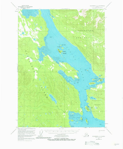 United States Geological Survey Petersburg C-4, AK (1951, 63360-Scale) digital map