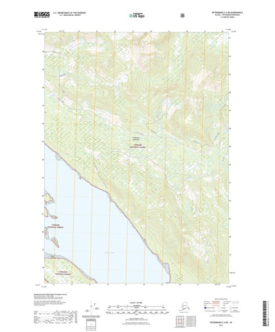 United States Geological Survey Petersburg C-4 NE, AK (2021, 25000-Scale) digital map