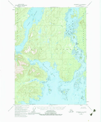 United States Geological Survey Petersburg C-6, AK (1948, 63360-Scale) digital map
