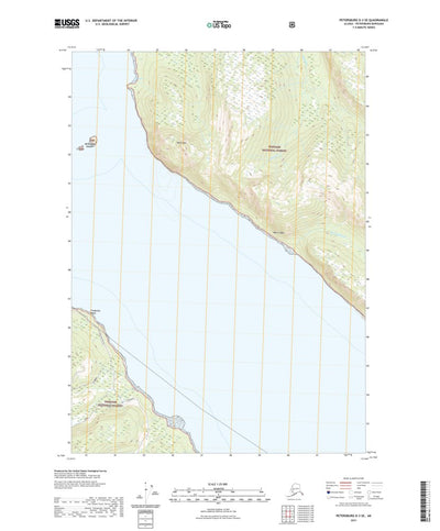 United States Geological Survey Petersburg D-3 SE, AK (2021, 25000-Scale) digital map