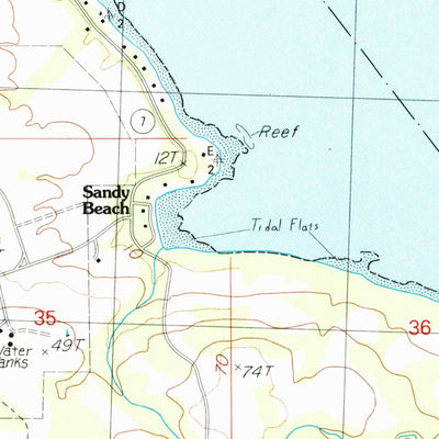 United States Geological Survey Petersburg D-3 SW, AK (1992, 25000-Scale) digital map