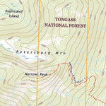United States Geological Survey Petersburg D-3 SW, AK (2021, 25000-Scale) digital map