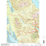 United States Geological Survey Petersburg D-4, AK (1995, 63360-Scale) digital map