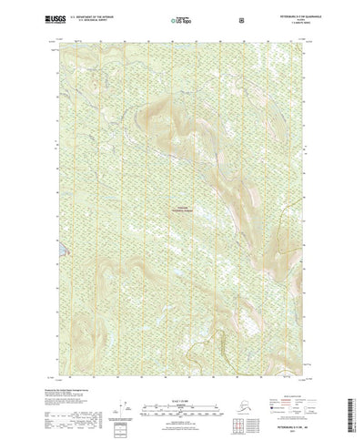 United States Geological Survey Petersburg D-5 SW, AK (2021, 25000-Scale) digital map