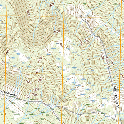 United States Geological Survey Petersburg D-5 SW, AK (2021, 25000-Scale) digital map