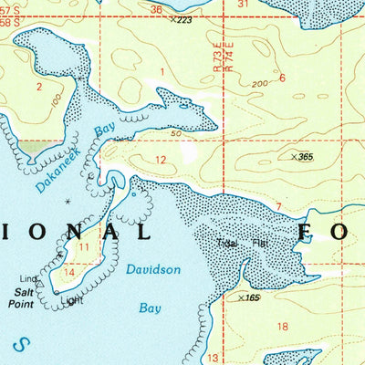 United States Geological Survey Petersburg D-6, AK (1995, 63360-Scale) digital map