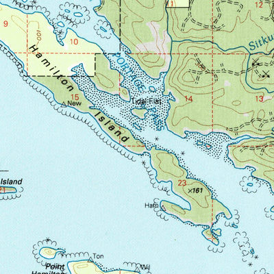 United States Geological Survey Petersburg D-6, AK (1995, 63360-Scale) digital map