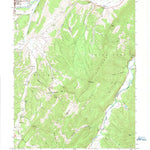 United States Geological Survey Petersburg East, WV (1969, 24000-Scale) digital map