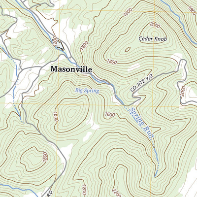 United States Geological Survey Petersburg East, WV (2023, 24000-Scale) digital map