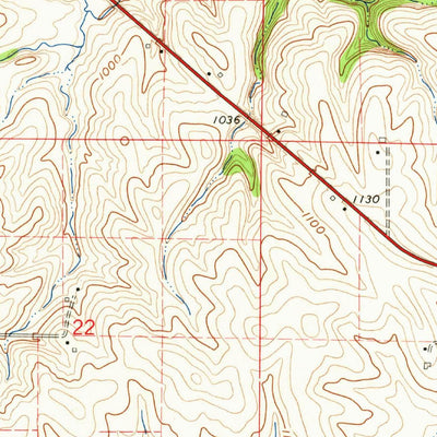 United States Geological Survey Petersburg, IA (1962, 24000-Scale) digital map