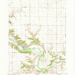 United States Geological Survey Petersburg, IA (1971, 24000-Scale) digital map