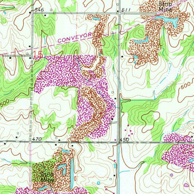 United States Geological Survey Petersburg, IN (1961, 24000-Scale) digital map